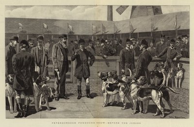 Peterborough Foxhound Show, Before the Judges by John Charlton